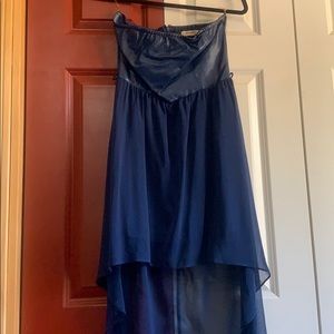 Hi-Lo Navy Dress